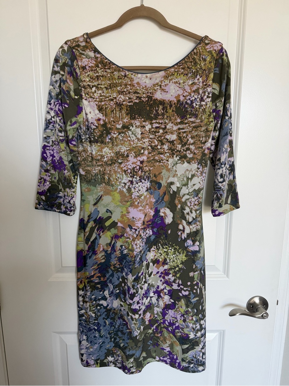 White House Black Market Floral Print Dress Size Small